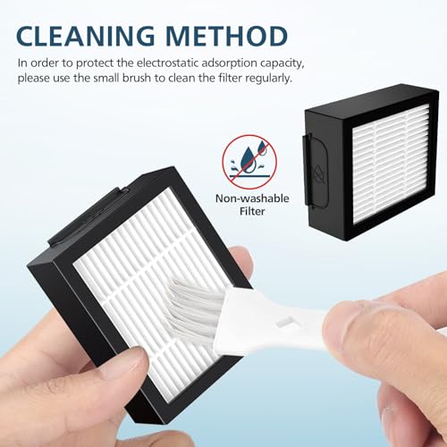 Image of Combo 10 Max / j9+ / j7+ HEPA Filters ONLY Compatible With i-Robot Roomba Combo 10 Max, Combo j9+, Combo j7+ Robot Vacuum (𝗡𝗼𝘁 𝗙𝗶𝘁 𝗳𝗼𝗿𝗥𝗼𝗼𝗺𝗯𝗮 j7 / j7+ / j9 / j9+)