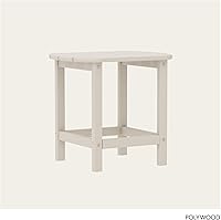 Vista 4 de POLYWOOD SBT18SA South Beach - Mesa auxiliar para exteriores de 18 pulgadas, color arena