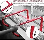 Hausse Retractable 3 Story Fire Escape Ladder, 25 Feet