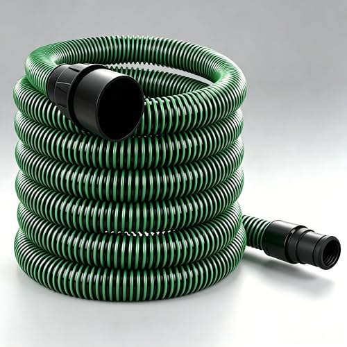 5M Anti-Static D27/32 TPU Dust Extractor Hose for Festool CT Vacuums, Green