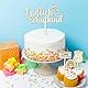 Schulkind Deko Einschulung Deko Tortendeko Einschulung, 7 Stück Schulkind Cake Topper Kuchendeko Schulanfang für Mädchen Jungen