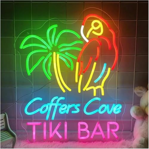 Néon Tiki Bar à intensité variable pour illuminer vos soirées bière et clubbing à la maison