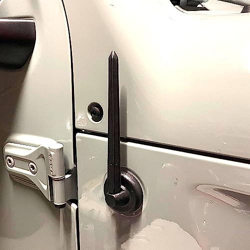 Image of BASIKER Antenna Fit for Jeep Gladiator Wrangler Unlimited Rubicon JL Sahara | Unique Design, Fit for 2007-2026 Jeep Wrangler Gladiator Accessories, Short Truck Offroad Car Radio Antenna Replacement