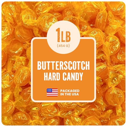 Cambie Butterscotch Hard Candy Individually Wrapped - 1 lb Hard Candy