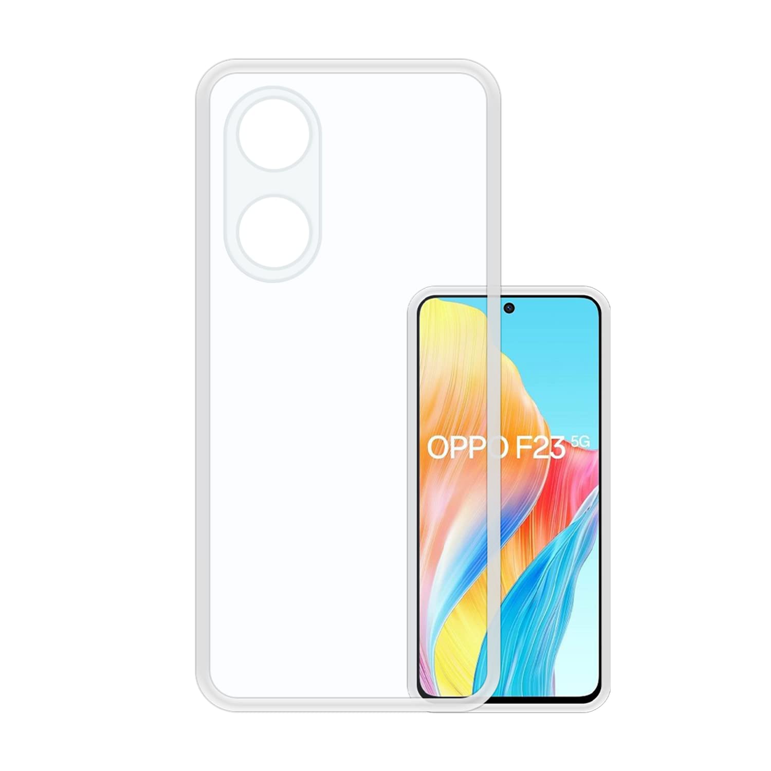 VIDO Transparent Back Case Cover for Oppo F23 5G (Soft & Flexible & Camera Protection Back Case) (B0C5MBPLHV) Amazon Price History, Amazon Price Tracker