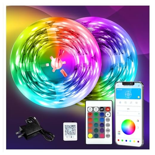 23+ Festive Front Porch Christmas Decor Ideas You’ll Love 2 DAYBETTER LED Strip Lights 130ft Lights Strip for Bedroom, Desk, Indoor Room Bedroom Brithday Gifts RGB Decor with Remote and 24V Power Supply