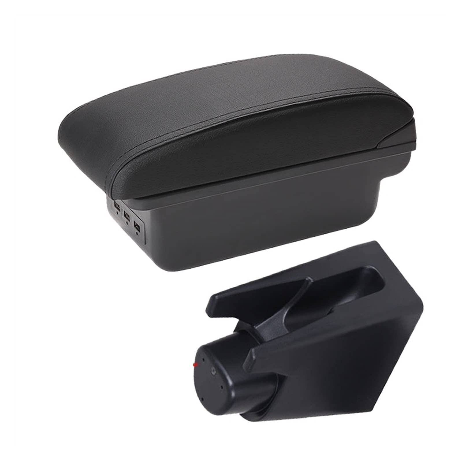 For Toyota For Etios For Aygo BJ Car Armrest Box Car Accessories Store Box USB(B2 3USB)
