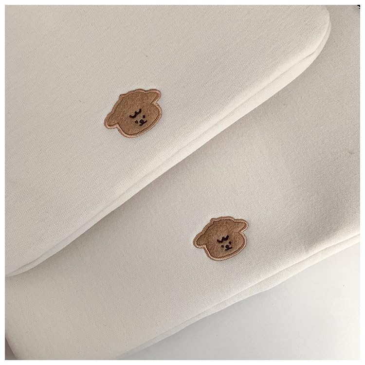 Funda acolchada para portátil de 11-15.6 pulgadas beige miniatura 7