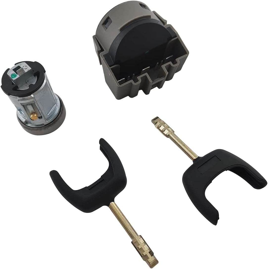 COMPATIBLE WITH FOR FORD TRANSIT MK7 IGNITION SWITCH & LOCK BARREL SET CYLINDER