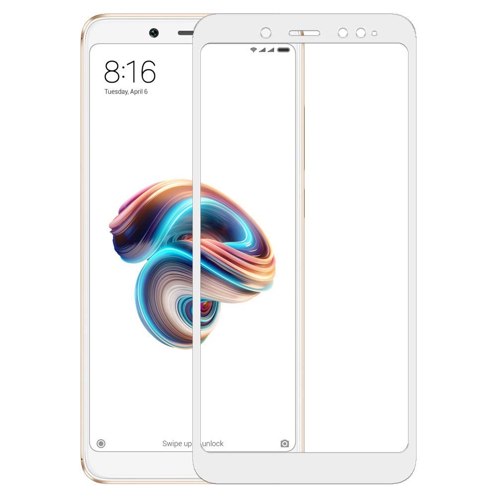 JGD PRODUCTS (White Tempered Glass for Redmi Note 5 Pro with Full Edge to Edge Screen Coverage and easy installation kit (B08XB6SZR4) Amazon Price History, Amazon Price Tracker