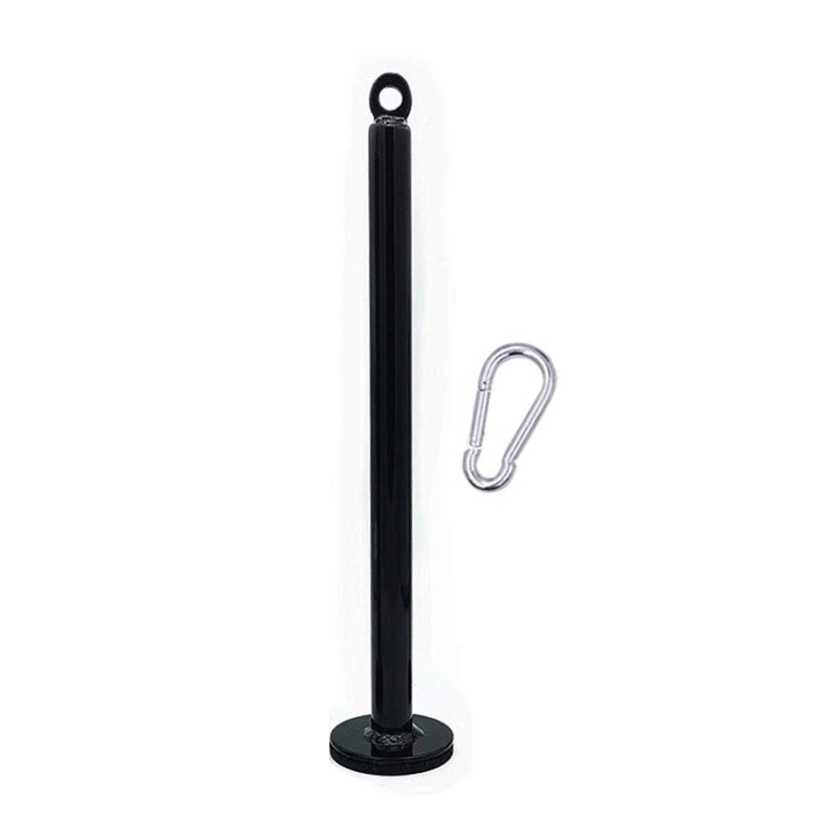 Cast Iron Weight Stack Pin - Fitness Loading Pin, Weight Lifting Pin | Barbell Support Frame, Cable Pulley System Weight Plates with Carabiner, Weight Lifting Holder Stand for Home Gym Pulley