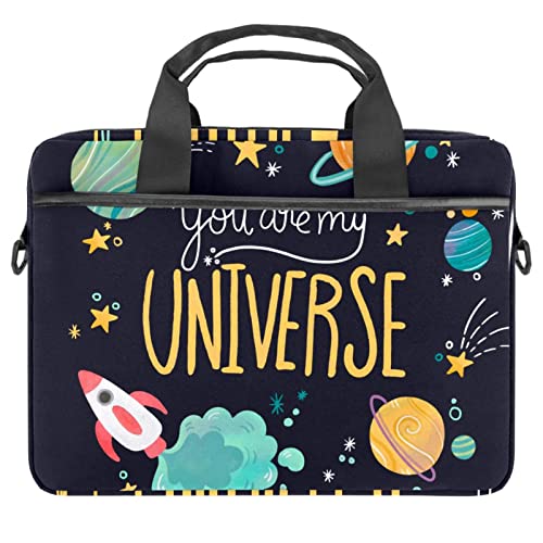 Funda de mensajero para laptop de 13 a 14.5 pulgadas resistente con asa y protección acolchada