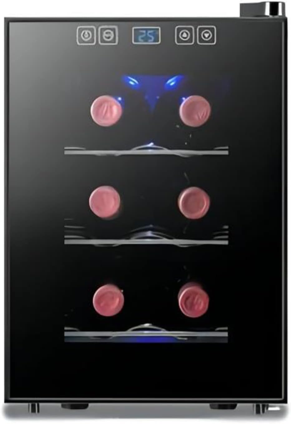 4/6 Bottles Wine Cooler Refrigerator Freestanding Wine