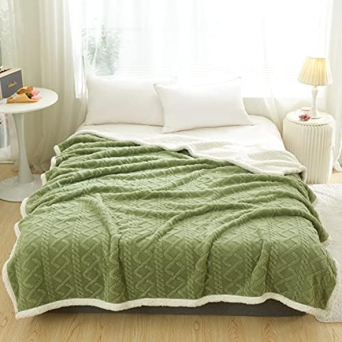 EDS Sherpa Fleece Throw Blanket Double Size Super Soft Warm