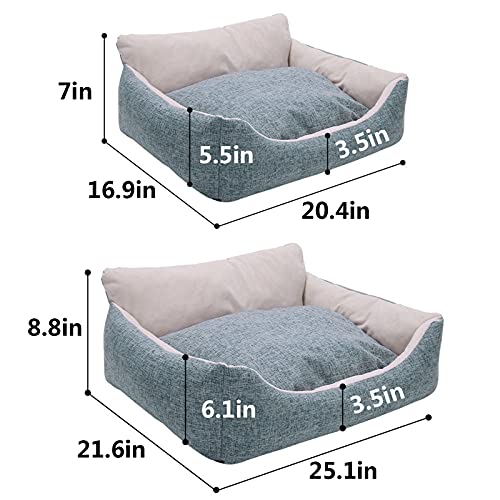 Lit pour chats et petits chiens bleu taille 2 LWZ