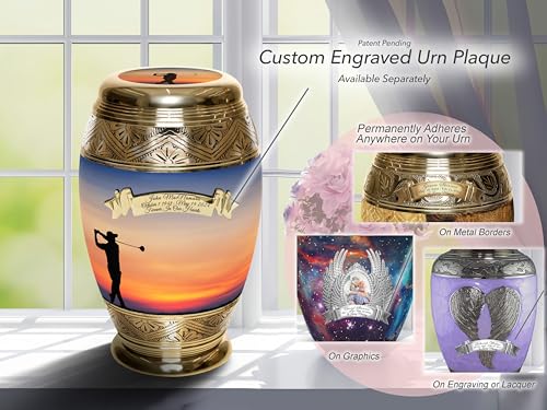 Image of Golf Cremation Urns for Human Ashes Adult Male Decorative Urns for Ashes