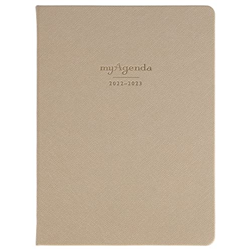 myAgenda Desktop Day Planner | July 2022 - December 2023 | Organize Your Busy Life with the Convenient Week-At-A-View Layout. Quotes included Each Week for Motivation…