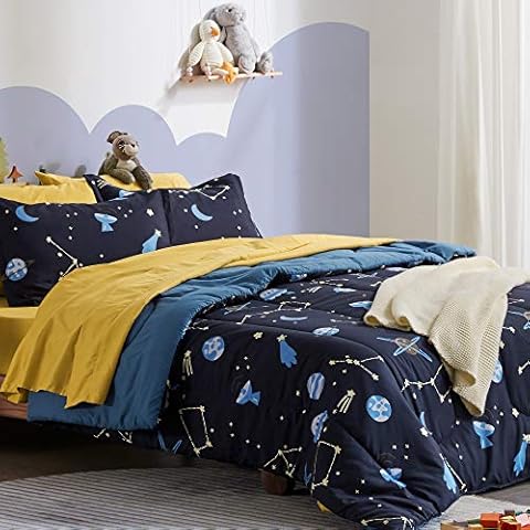 SLEEP ZONE Kids Twin Comforter Set Cover
