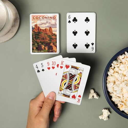 Lantern Press Naipes Poker Coconino Forest Snoopy Rock 52 miniatura 2