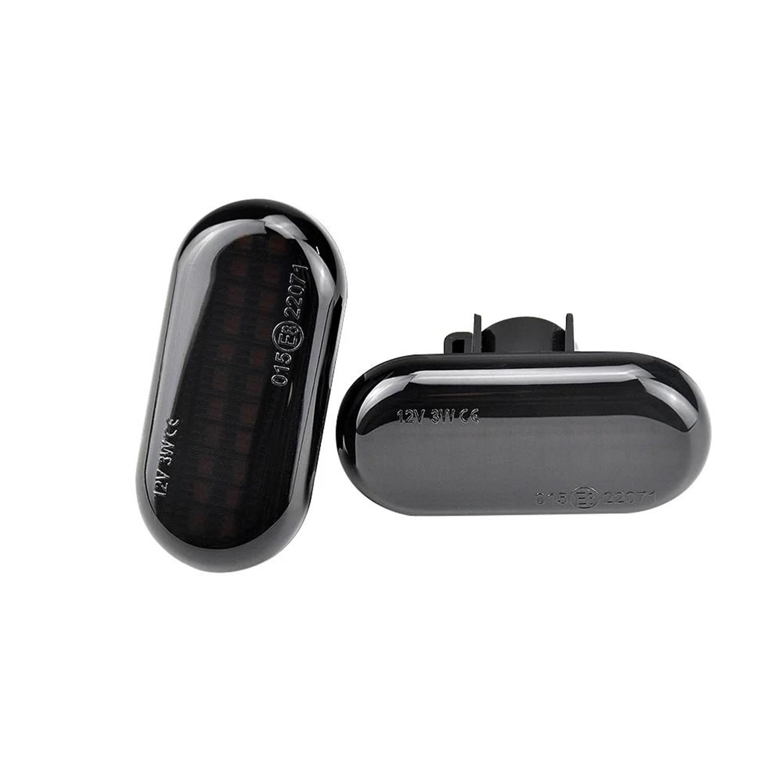 Luz LED dinámica de señal de giro lateral con parpadeo secuencial fluido 8