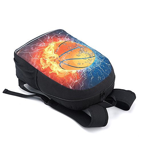 xufei Football Backpack Combustion Pattern School Bookbags for Kids (Burning notes 2)4