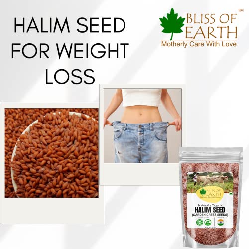 Image of Bliss Of Earth 200gm Halim Seeds Organic for Eating, Aliv Seeds for Hair & Immunity Booster Foods