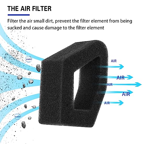 SOLLON 2 pezzi 17211-Z0Z-000 Filtro Aria per Honda...