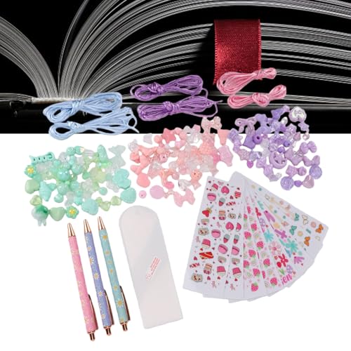 Kit d'artisanat de marque-page en acrylique, cadeau créatif d'anniversaire et journée du livre - 4