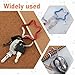 10pcs Multicolor Star Shaped Carabiner Clip, Aluminum Star Carabiner Hook Clip Keychain Spring Snap Hook Carabiner Snap Hook Holder for Carabiners Keychains Wallet Hiking Traveling Outdoor Accessories