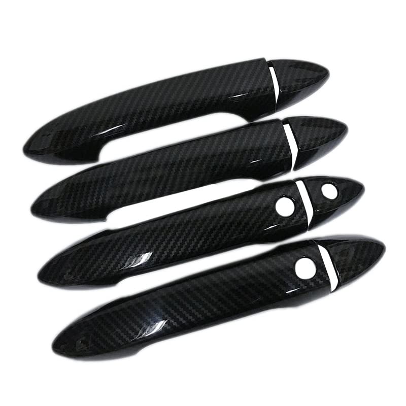 Poignée porte voiture garniture ABS carbone ajustement parfait Pilote 2016-2021