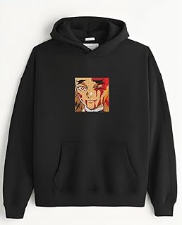 Demon sleyr Embroidery Hoddie or t-shirt or sweater or tote bag nezuko inosuke Tanjiro /تطريز ديمون تطريز نيزوكو تانجيرو زينتسو تيشرت او هودي سويتر توتي باج 86 Kyojuro (M white Hoodie)