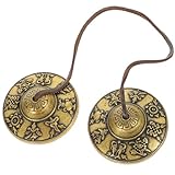Cloche d'appel : la cloche produit des sons harmoniques qui apaisent l'humeur, stimulent le cerveau et favorisent une énergie positive ; cymbales