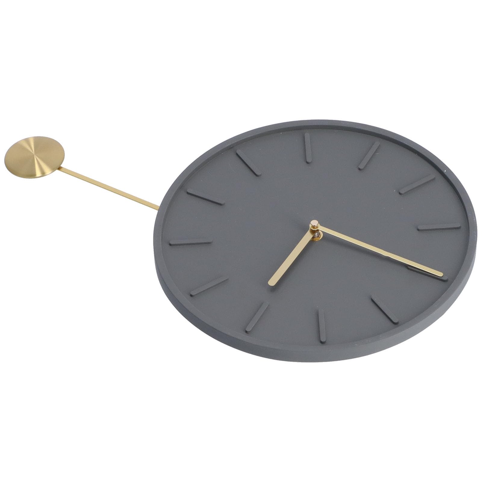 Reloj de Pared de Diseño Moderno con Péndulo Grande para el Hogar, Cafetería, Bar, Cemento, 27,5 Cm