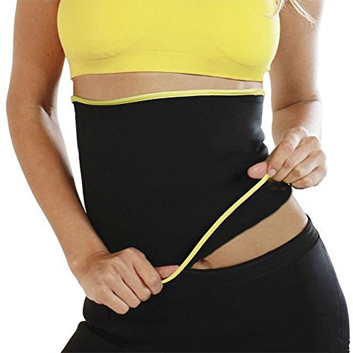 Women Hot Sweat Waist Trainer Trimmer Belt Fat Burner Sweat Corset Body Shaper