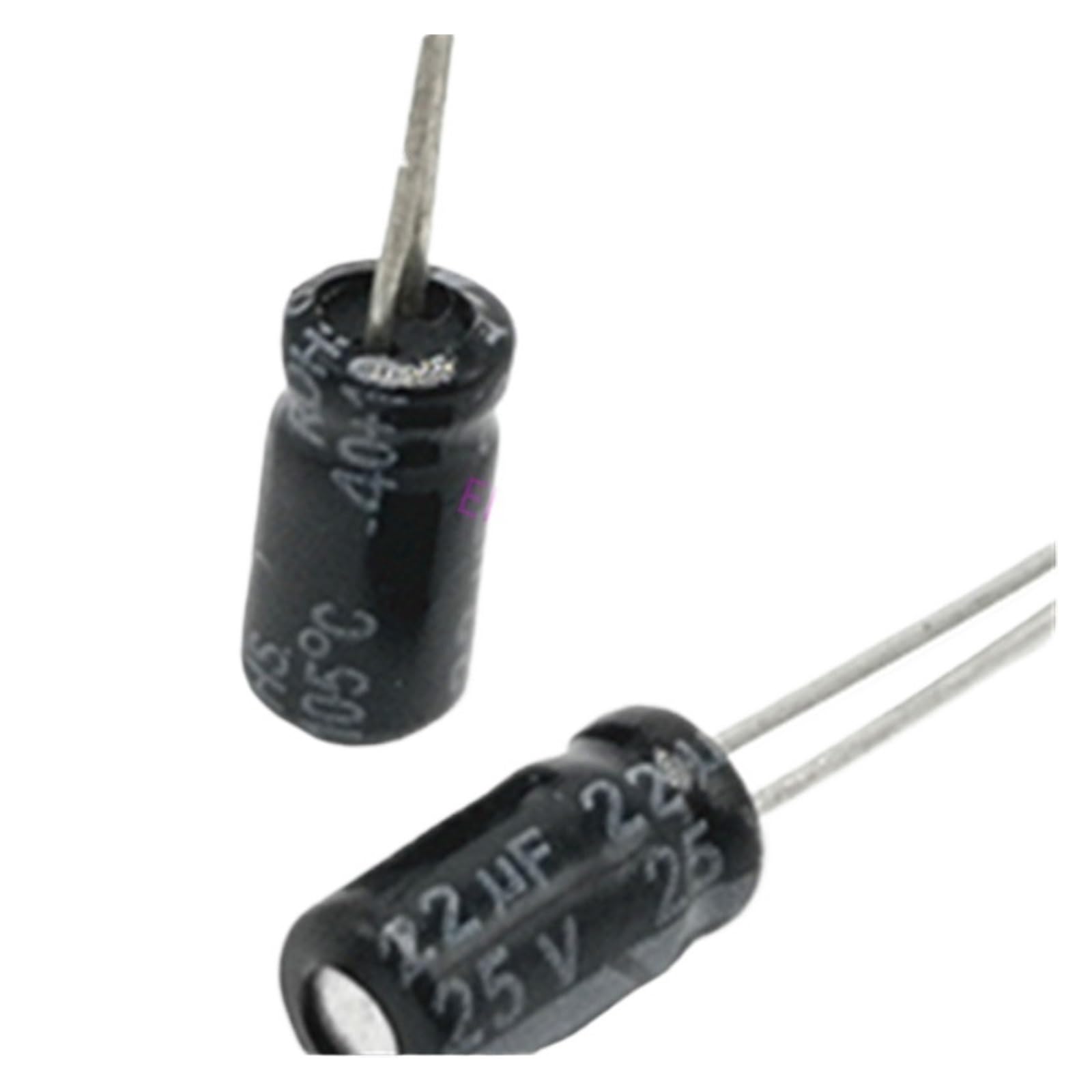 ICXLPMC 20pcs/lot P84 25V 22UF aluminum electrolytic capacitor size 4 * 7 22UF25V 20%