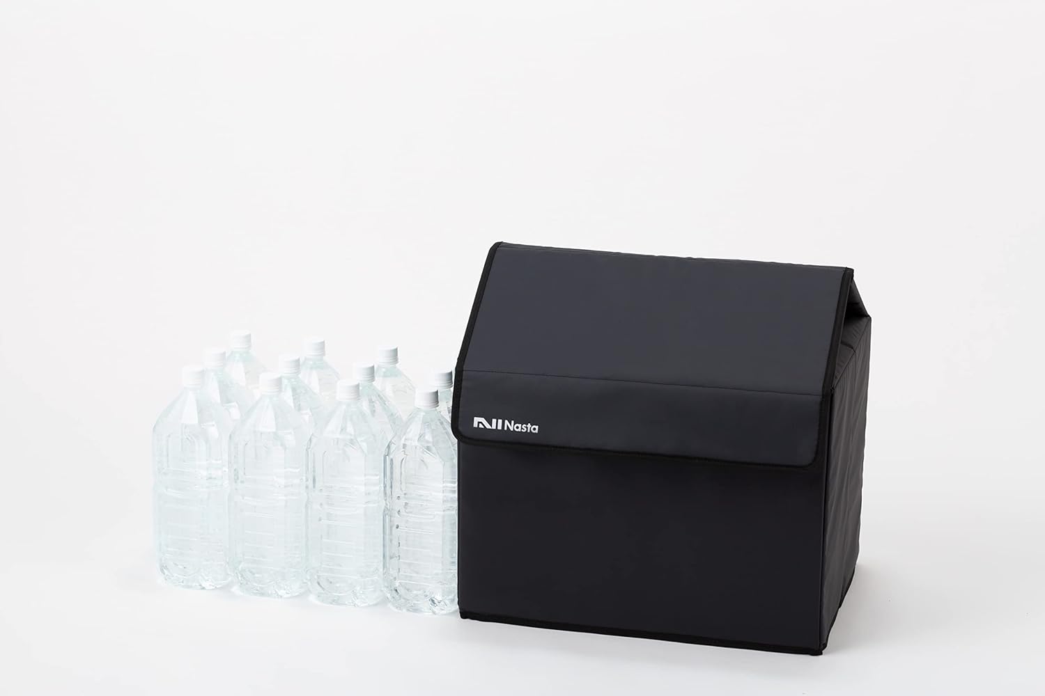 Nasta 宅配ボックス 宅配Box 国内設計 国内品質管理 大容量 70L 撥水加工でしっかり防雨 コンパクトに折りたたみ 簡単設置 保証付き (Lサイズ, ダークグレー)