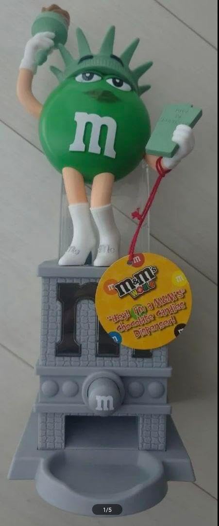 M&M Mr Liberty自由の女神/NY購入/チョコディスペンサ m&m's DISPENSER