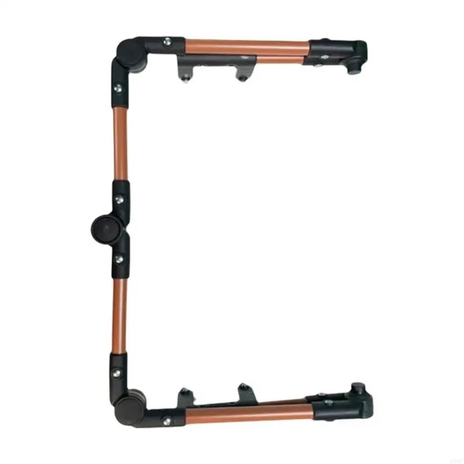 Folding Wagon Handle Replacement Metal Push Handle for Collapsible Trolley Cart