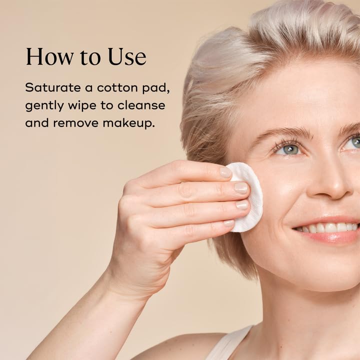 EVER Beauty Water Micellar Cleaning Water & Eye Makeup Remover – Rose Water, Lactic Acid & Pro/Prebiotics Cleanser for Sensitive Skin, Removes Waterproof Makeup, Tones & Hydrates - 5.9 fl oz - Image 6