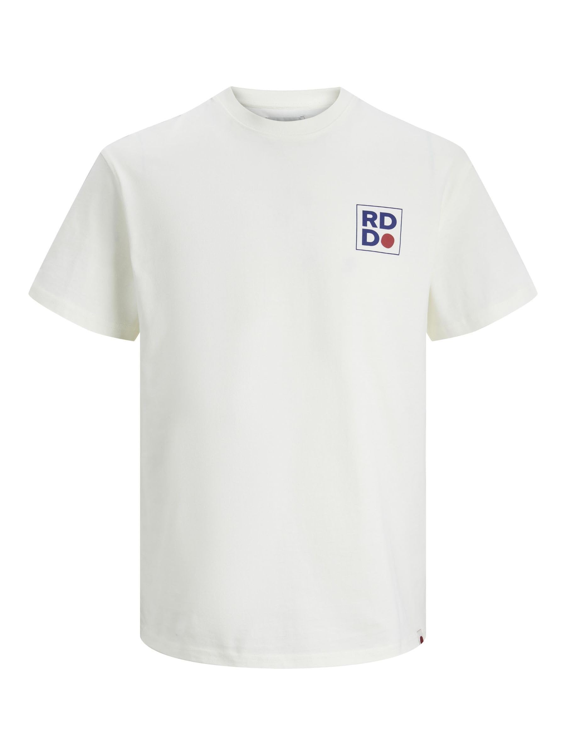 JACK & JONES Male T-Shirt RDD Logo Crew Neck T-Shirt