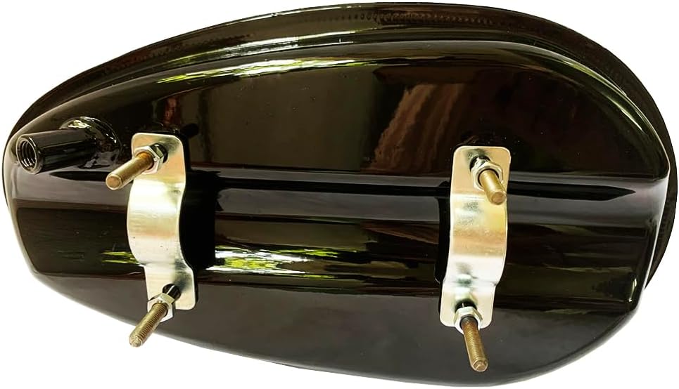 47cc-80cc 3L Iron Gasoline Gas Motorized Bike Fuel Tank Petocok Cap For 48c 70cc 80cc Motorised Motorized Bicycle Motorcycle