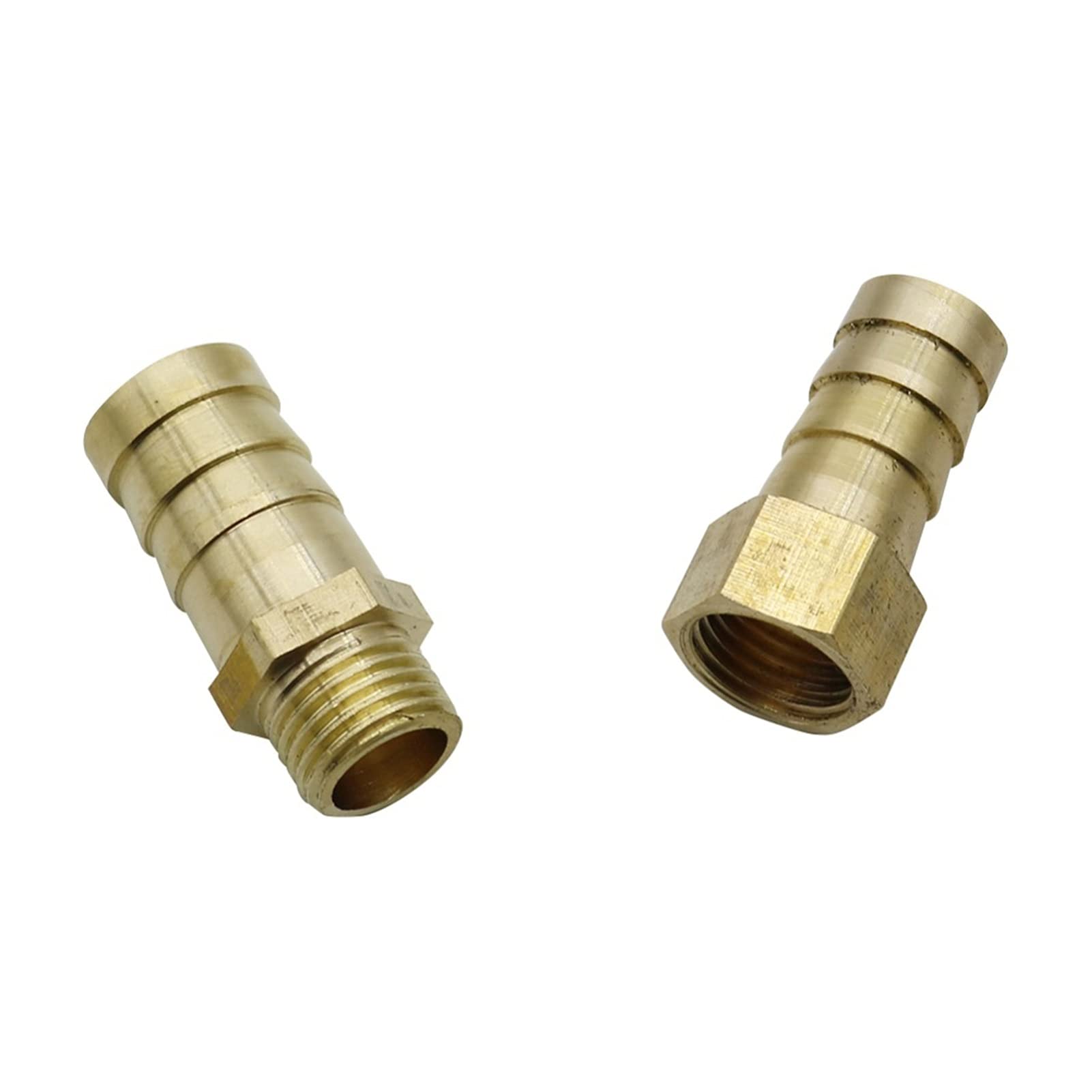 Raccord barbelé 6-14mm en laiton avec filetage 1/4 pour pompe à air et arrosage - 30 pièces