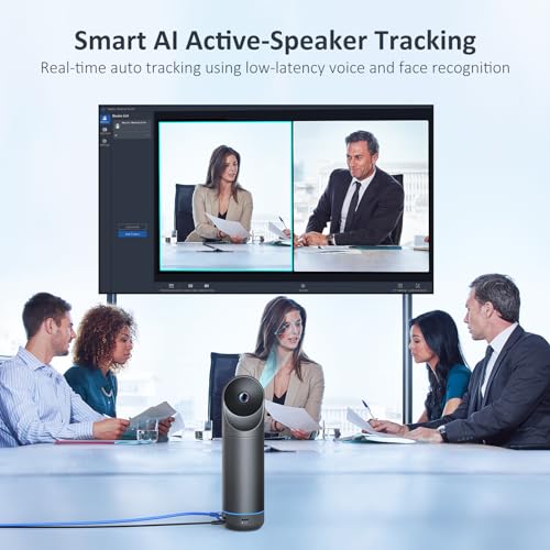 Image of NexiGo Meeting 360 Ultra (Gen 3), Enhanced All-in-One Conference Camera System, Multi-Camera Setup, 8K Capture, AI-Powered Framing and Auto Tracking, for Medium to Large Meeting Rooms