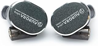 HiFiGo イヤモニ 有線イヤホンiem ROSE Technics Aurora Ultra 1 Planar + 1Dynamic Driver インイヤーホン カナル型 HIFIイヤホン 交換可能リケーブル 専門家が設計したサウンドテクノロジーと快適なフィット感で究極の HiFi 体験を解き放ちます (Grey, +RZ200m)