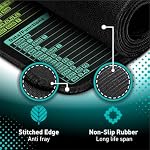 Excel Shortcut Keys Mouse Pad - Extended Large XL Cheat Sheet Gaming Mousepad | PC Office Spreadsheet Keyboard Mat | Non-Slip Stitched Edge - Image 5
