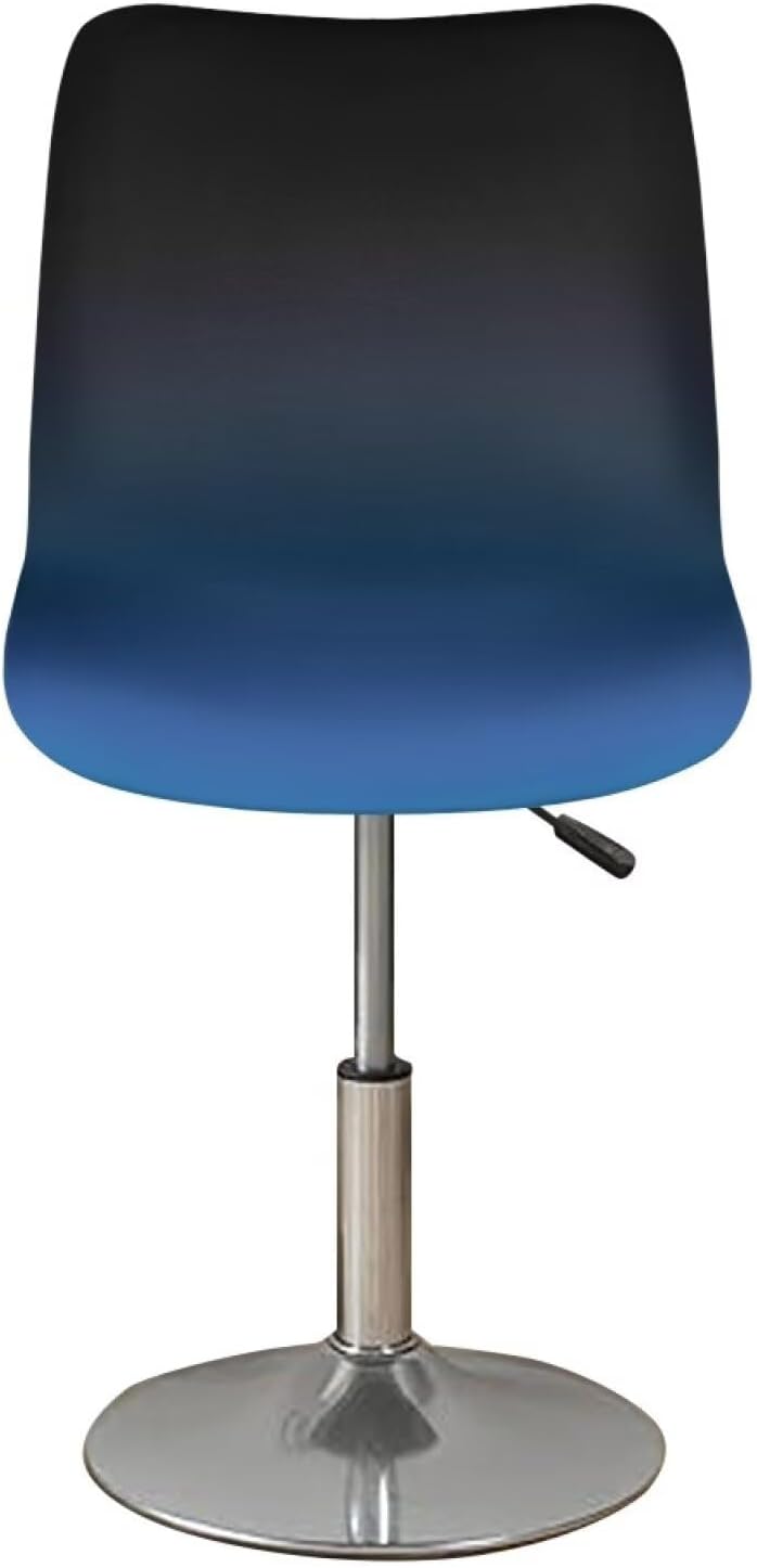 Bar Stool Covers,2 Pack Stretch Waterproof Bar Stool Chair Cover for Dining Room Cafe Furniture Chair Seat Protectors Seat Covers,Black and Blue