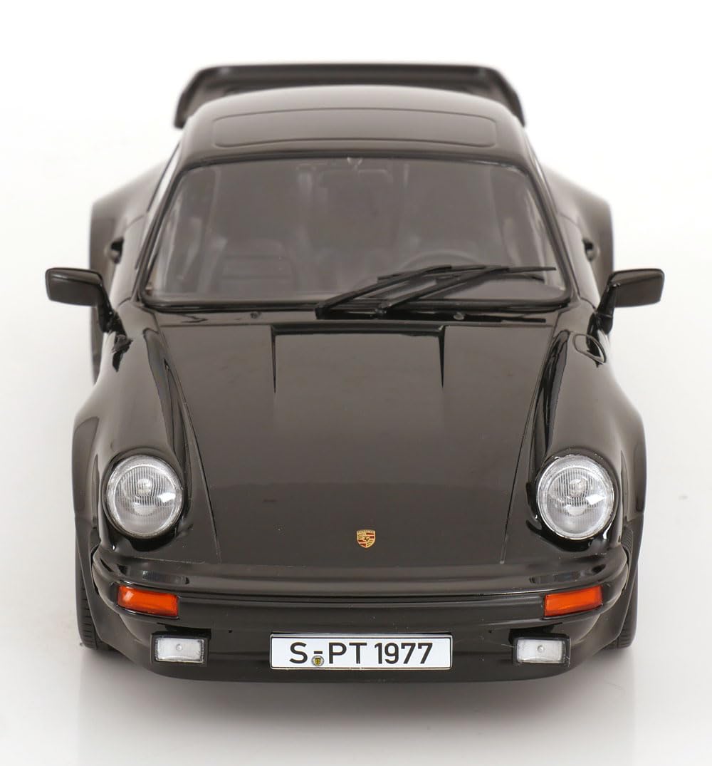 KK-Scale KKDC181443 - Porsch. 911 (930) Turbo 3.3 Black 1977 - Maßstab 1/18 - Modellauto