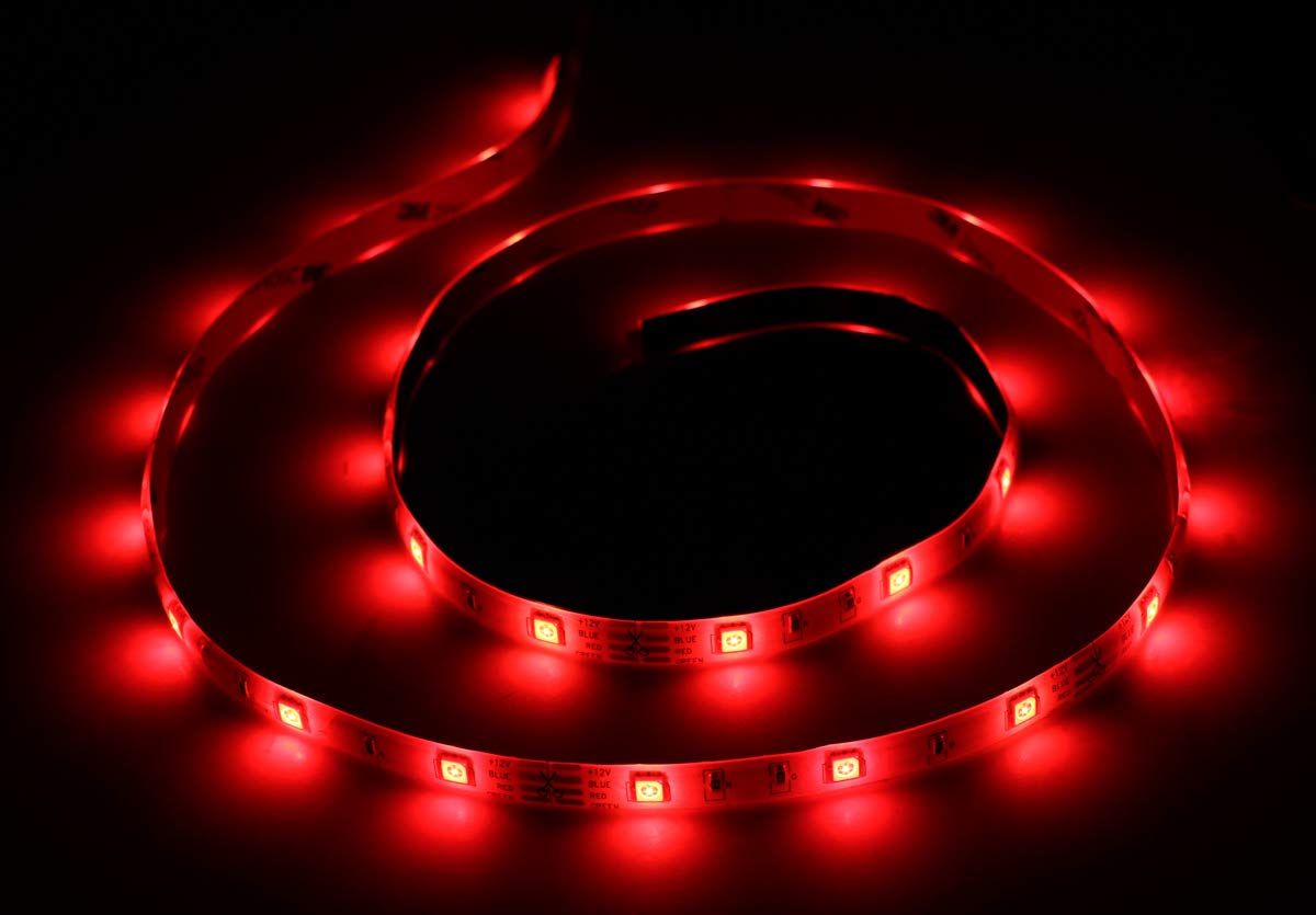 All Ride LED-Deko-Band, außen mit Infrarot-Fernbedienung, Mehrfarbig, multifunktional, 12/24V, 60 LEDs, 200cm