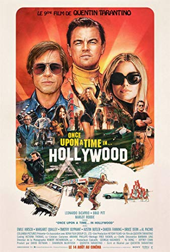 Affiche Once Upon A Time In Hollywood originale 120x160 grand format pliée 2019