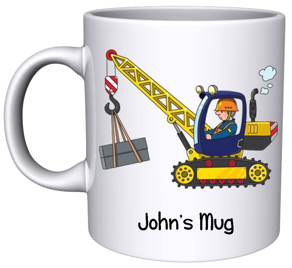 Personalised Crane Drivers Mug